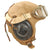 Original U.S. WWII Army Air Force Aviator AN 6540-35 Flight Helmet With Goggles & ANB H-1 Receivers - Helmet By Slotte & Klein Original Items