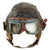 Original British WWII RAF Type C  Named Leather Flying Helmet with Mk VIII Goggles Original Items