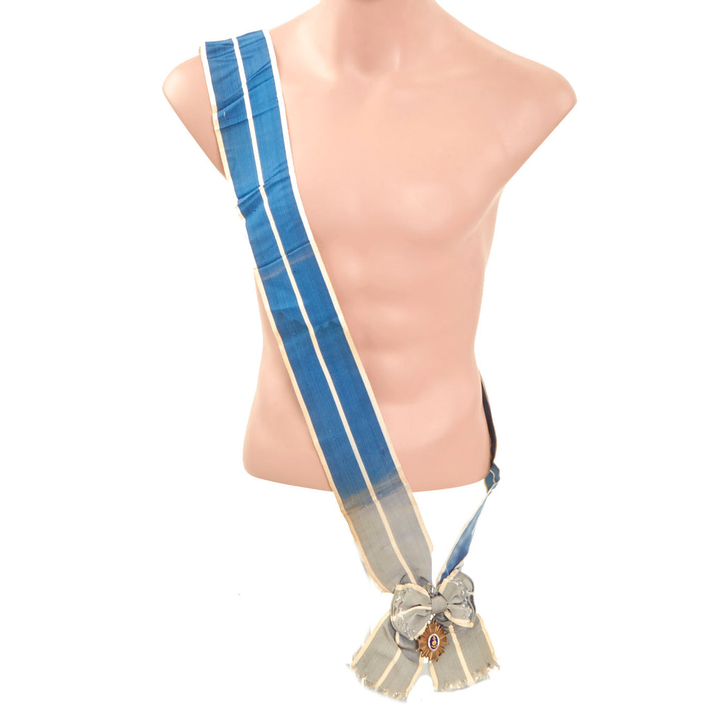 Original Republic of Argentina Cold War Order of May For Naval Merit Grand Cross Set - Orden de Mayo Al Mérito Nava Original Items