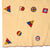 Original U.S. WWII US Army Medical Department Patched Souvenir Blanket Featuring 22nd Fighter Squadron Painted Leather Patch - 51” x 73” Original Items
