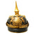 Original German WWI Kingdom of Württemberg Dragoon Officer’s M1897 Pickelhaube - Post War Repainted Cruciform Spikebase and Spike Original Items