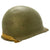 Original U.S. WWII Front Seam Fixed Bale McCord M1 Helmet With Theater Painted MSA Helmet Liner Original Items