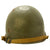 Original U.S. WWII Front Seam Fixed Bale McCord M1 Helmet With Theater Painted MSA Helmet Liner Original Items