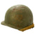 Original U.S. WWII Front Seam Fixed Bale McCord M1 Helmet With Theater Painted MSA Helmet Liner Original Items