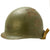 Original U.S. WWII Front Seam Fixed Bale McCord M1 Helmet With Theater Painted MSA Helmet Liner Original Items