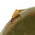 Original U.S. WWII Front Seam Fixed Bale McCord M1 Helmet With Theater Painted MSA Helmet Liner Original Items