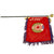 Original Japanese WWII Shikishima Female Home Front Association 29 x 38" Flag with Stand in Carry Case Original Items