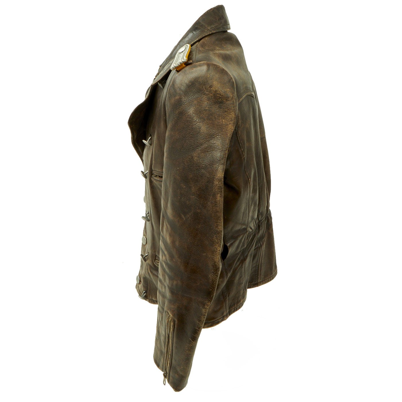 Original German WWII Luftwaffe Officer Fighter Pilot Leather Flying Ja ...