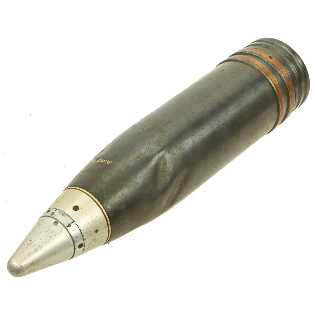 Original German WWII FlaK 88 Inert Projectile Converted to Drinking Decanter - Antigiftgasgranate Original Items