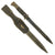 Original German WWII 98k 1940 dated Bayonet by Carl Eickhorn with Scabbard and Frog  - Matching Serial 6442 o Original Items