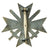 Original Set of Two German WWII War Merit Cross KvK 1st Class Awards - One With Swords & One Without Original Items