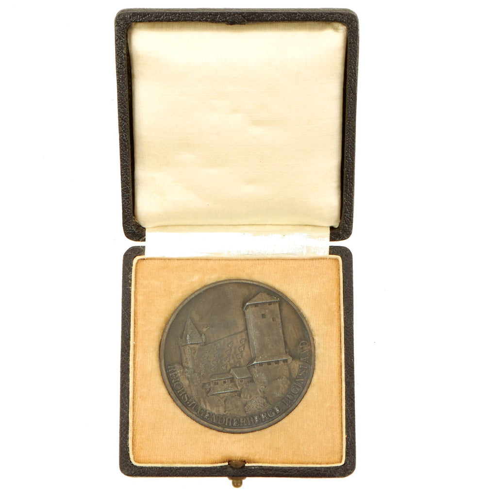 Original WWII German HJ National Youth Organization Table Medal Award in Presentation Case Original Items