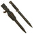Original Set of 3 German WWII Era Seitengewehr 84/98 III Bayonets for the K98k with Scabbards Original Items