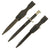 Original Set of 3 German WWII Era Seitengewehr 84/98 III Bayonets for the K98k with Scabbards Original Items