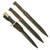 Original Set of 3 German WWII Era Seitengewehr 84/98 III Bayonets for the K98k with Scabbards Original Items