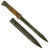 Original Set of 3 German WWI & WWII Seitengewehr 84/98 Bayonets for the K98k - 2 with Scabbard Original Items
