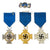 Original German WWII Set of 25, 40, and 50 Year Civil Service Faithful Service Medals & Button Pin Original Items