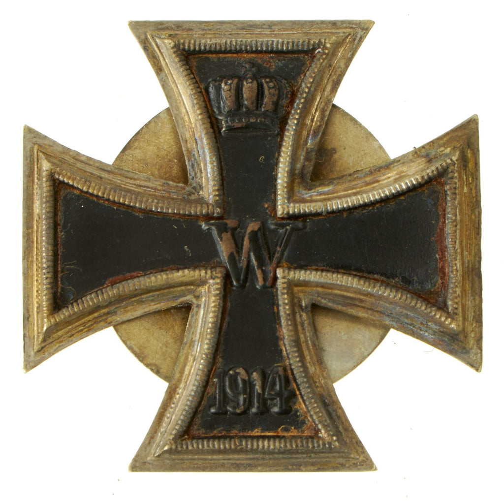 Original Imperial German WWI Prussian Iron Cross First Class 1914 with Screw Back - EKI Original Items