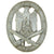 Original German WWII Silver Grade Hollow Back General Assault Badge Original Items