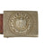 Original German Pre-WWII Army Heer EM/NCO Pebbled Aluminum Belt Buckle by Noelle & Hueck dated 1938 Original Items