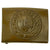 Original German WWII Wehrmacht Army Heer Steel Belt Buckle by R. Sieper & Söhne - Olive Tan Original Items