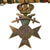 Original German WWI Era Medal Bar with EKII, Bavarian Merenti Cross & Hindenberg Cross - 3 Awards Original Items
