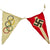 Original German Pre-WWII Double Pennant Flag - German Youth Organization & 1936 Summer Olympics Original Items