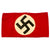 Original German Early WWII NSDAP Multi-piece Cotton Armband Original Items