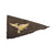 Original German WWII Luftwaffe Officer Vehicle Rigid Fender Staff Pennant Flag Cutoff Half - 8 1/2" x 14 1/2" Original Items