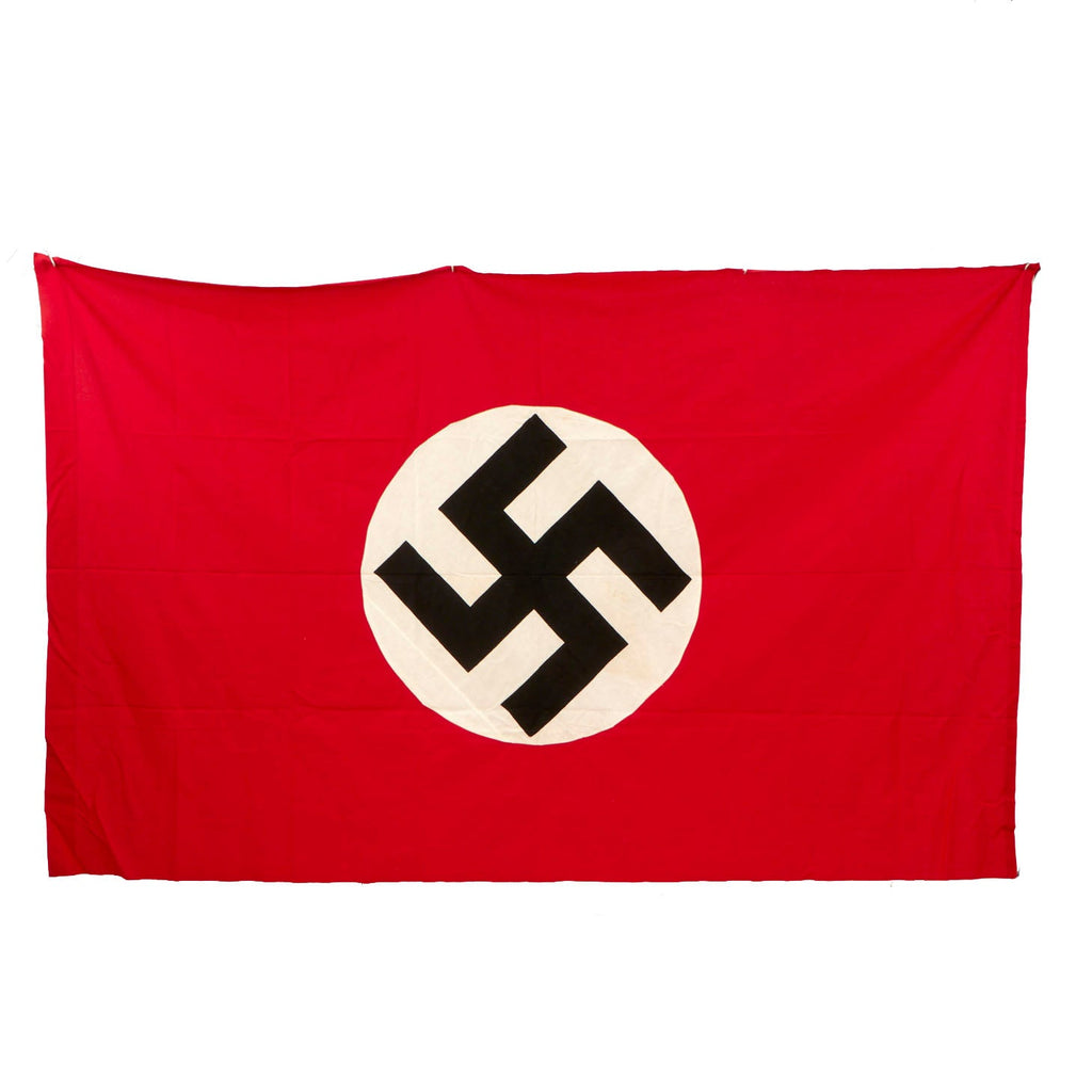 Original German WWII NSDAP Large National Socialist Party Political Flag - 61" x 96" Original Items