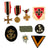 10 WW2 GERMAN MEDALS AND PATCHES Original Items