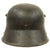 Original Imperial German WWI M-1916 Helmet- Veteran Applied Camo and Kaiser Bill Caricature Original Items