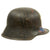 Original Imperial German WWI M-1916 Helmet- Veteran Applied Camo and Kaiser Bill Caricature Original Items