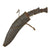 Original Set of Two Nepalese Gurkha Kukri Fighting Knives - One Long Leaf with Scabbard & One Bhojpure Original Items