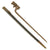 Original Lot of Bayonets with Scabbards - Various Countries - Set of 4 Original Items