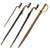 Original Lot of Four Bayonets from Various Countries - Two With Scabbard, Two Without Original Items
