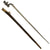 Original Lot of Four Bayonets from Various Countries - Two With Scabbard, Two Without Original Items