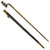 Original Lot of Four Bayonets from Various Countries - Two With Scabbard, Two Without Original Items