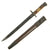 Original Lot of Bayonets with Scabbards - Various Countries - Set of 4 Original Items