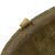 Original U.S. WWII Officer M1 Helmet by Schlueter with Medic Overpaint with MSA Liner Original Items