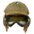 Original U.S. WWII M38 Tanker Helmet by Rawlings with M-1944 Polaroid Goggles - Size 7 3/8 Original Items