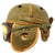 Original U.S. WWII M38 Tanker Helmet by Rawlings with Goggles - Size 7 1/8 Original Items