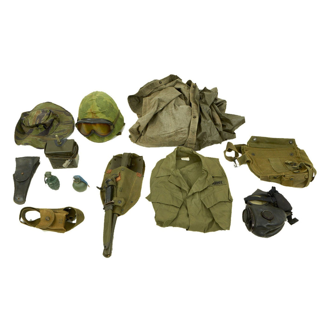 Original U.S. Vietnam War Uniform and Equipment Lot Original Items