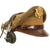 Original U.S. WWII USAAF Winter Issue Officer Crush Visor Cap with ANB-H-I Headset Receiver Original Items