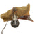 Original U.S. WWII USAAF Winter Issue Officer Crush Visor Cap with ANB-H-I Headset Receiver Original Items