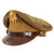 Original U.S. WWII USAAF Winter Issue Officer Crush Visor Cap with ANB-H-I Headset Receiver Original Items