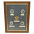 Original German WWII Luftwaffe Bomber Air Crew Embroidered Cloth Badge Collection in Frame - 5 Badges Original Items