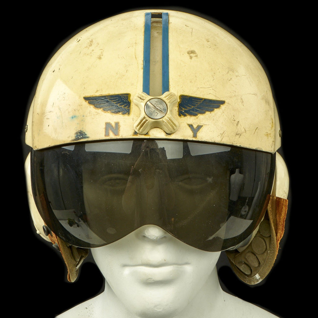 Original U.S. Vietnam War USN Navy Patrol Pilot Gentex BPH-2 Flying Helmet - Dated December 1965 Original Items