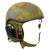 Original U.S. Cold War Combat Vehicle Crew CVC Gentex DH-178 Helmet with Personalized Camouflage - Dated 1979 Original Items