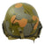 Original U.S. Cold War Combat Vehicle Crew CVC Gentex DH-178 Helmet with Personalized Camouflage - Dated 1979 Original Items
